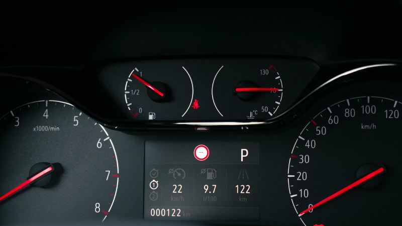 Fuel level and theft detection visuals