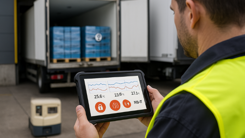 Reefer temperature and cargo sensors